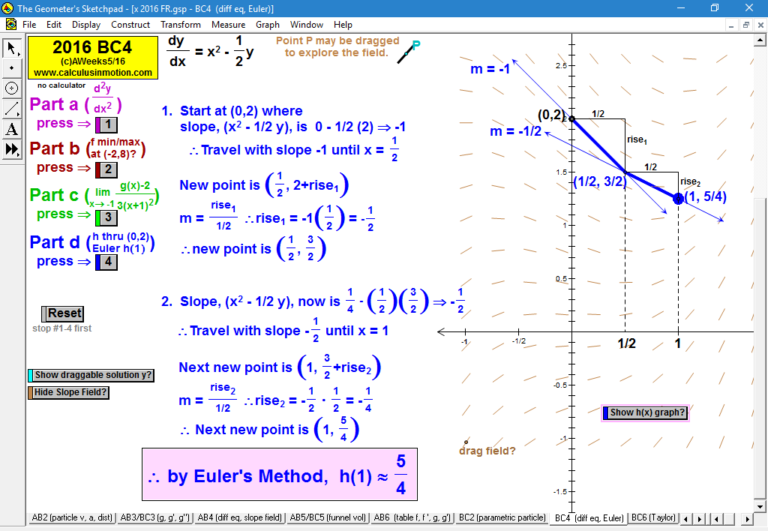 Calculus In Motion – CALCULUS IN MOTION